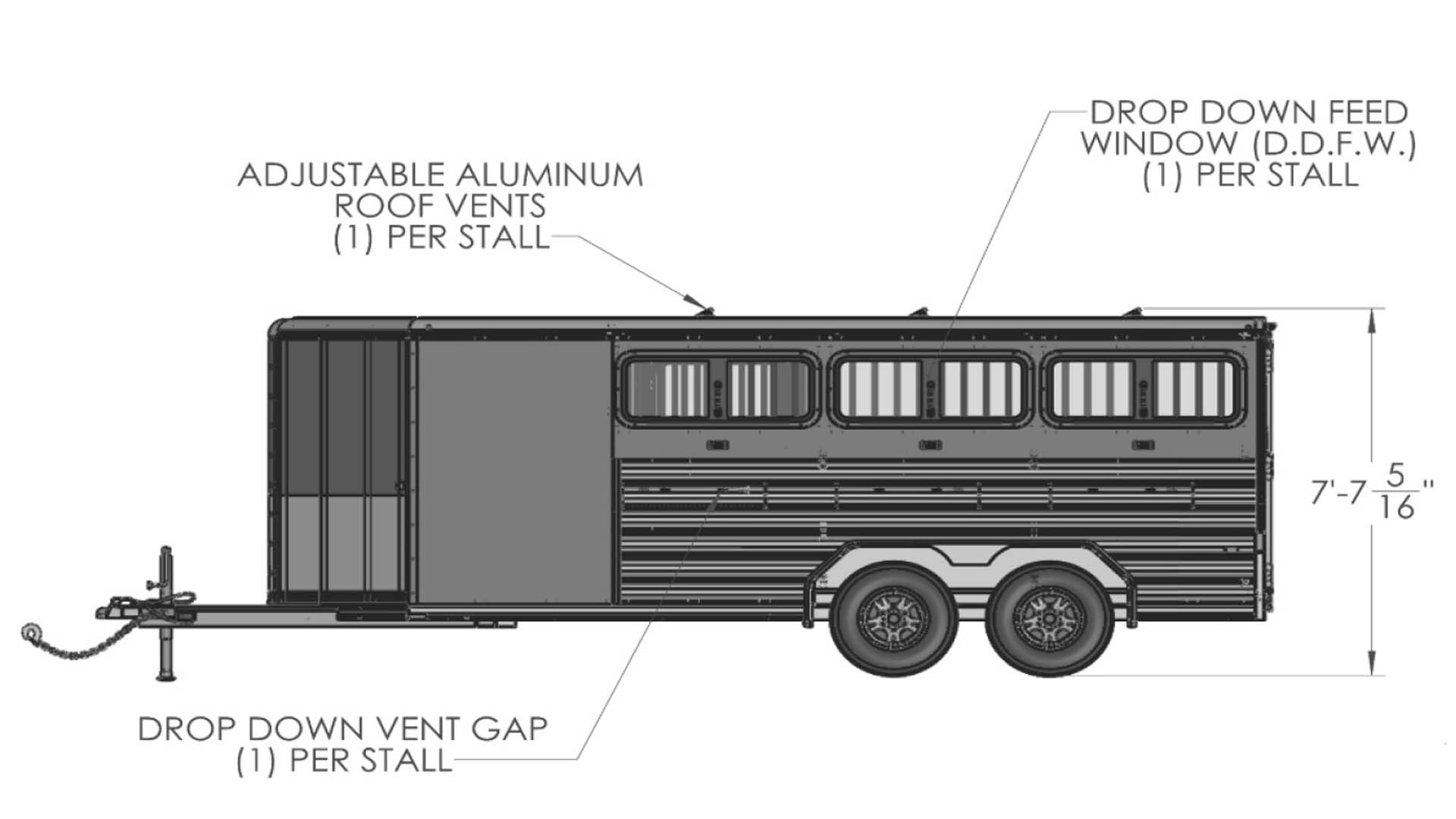 Stock LowPro DDFW Bumper Pull Series